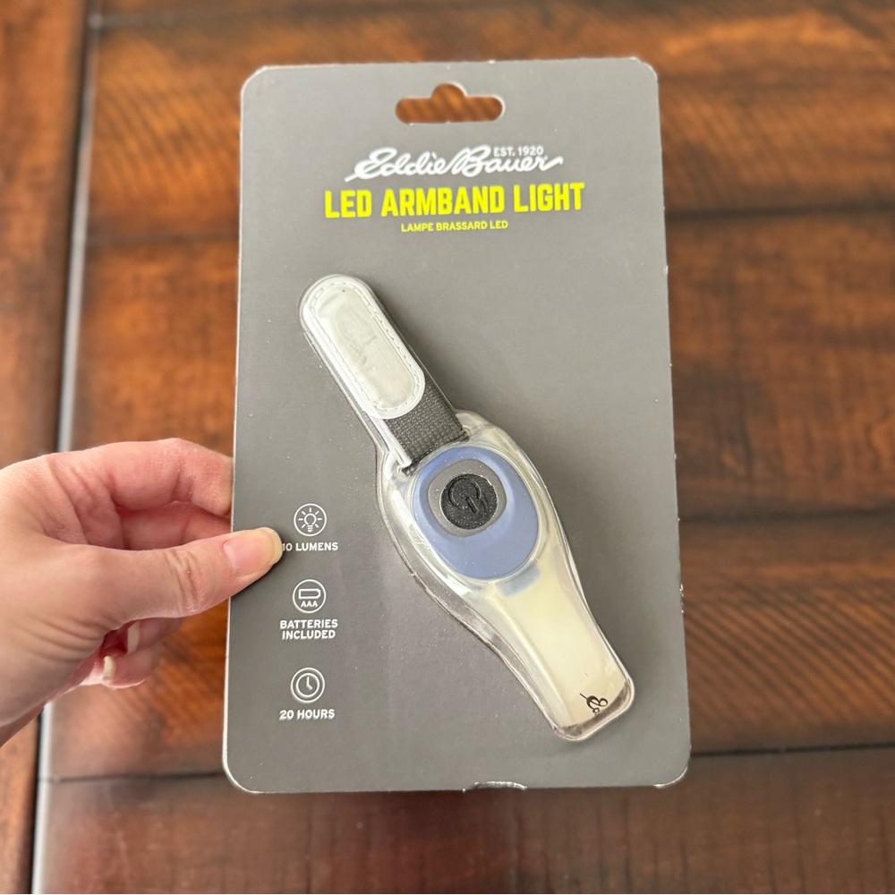 Eddie Bauer LED Armband Light Blue NEW with Tags